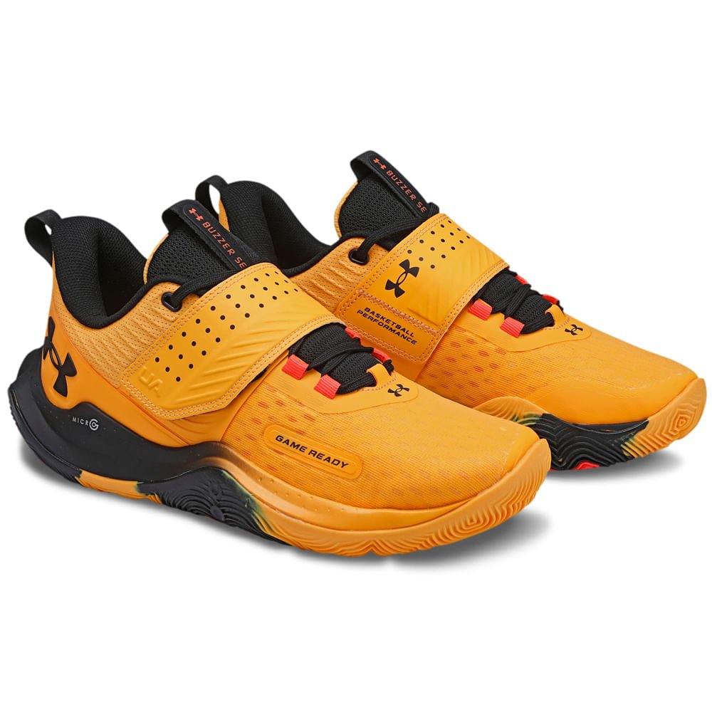 Tênis de Basquete Masculino Under Armour Buzzer SE Laranja 3
