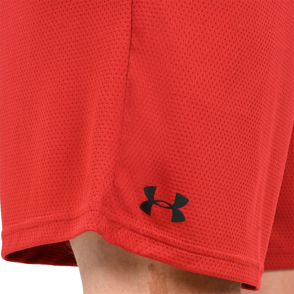 Shorts de Treino Masculino Under Armour Tech Mesh Vermelho 6