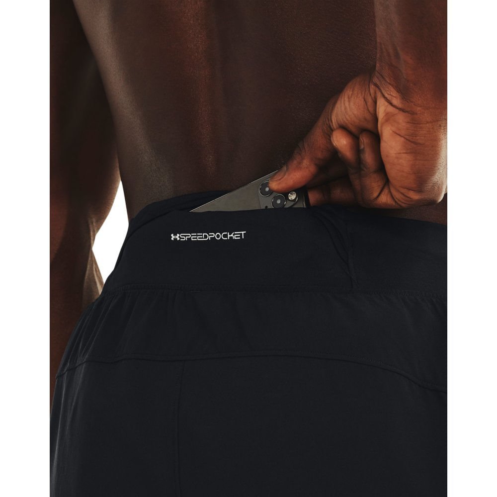 Shorts de Treino Masculino Under Armour Launch Elite 5 Preto 5