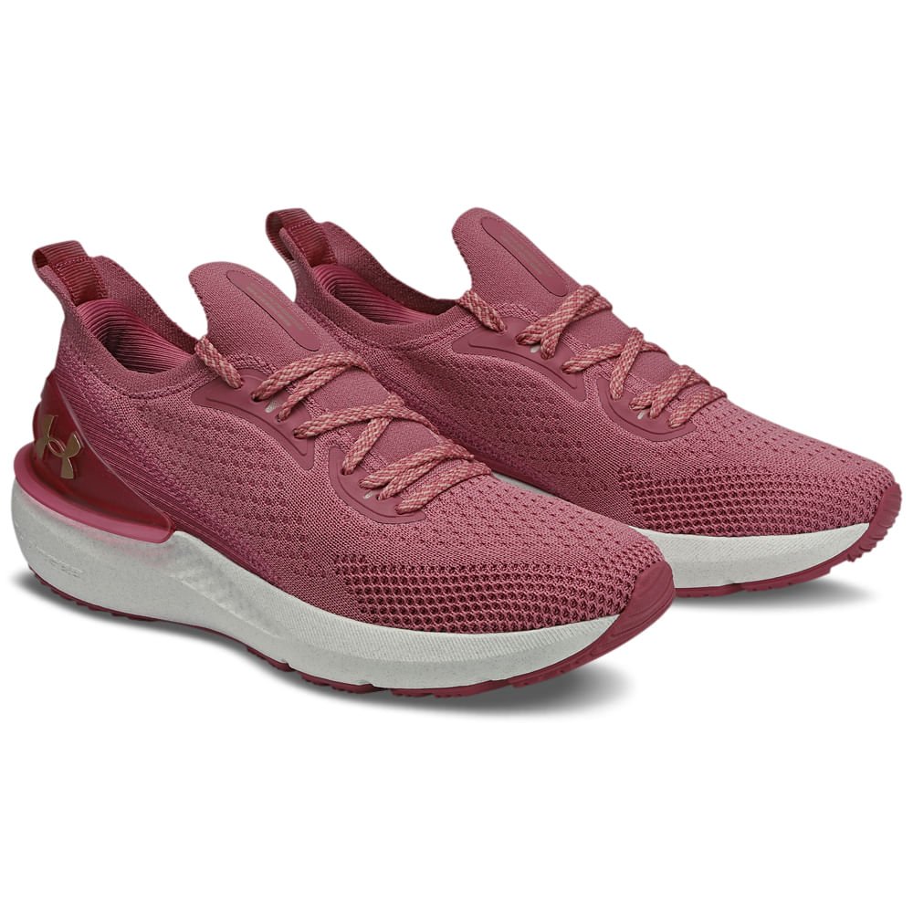 Tênis de Corrida Feminino Under Armour Charged Quicker Rosa 3