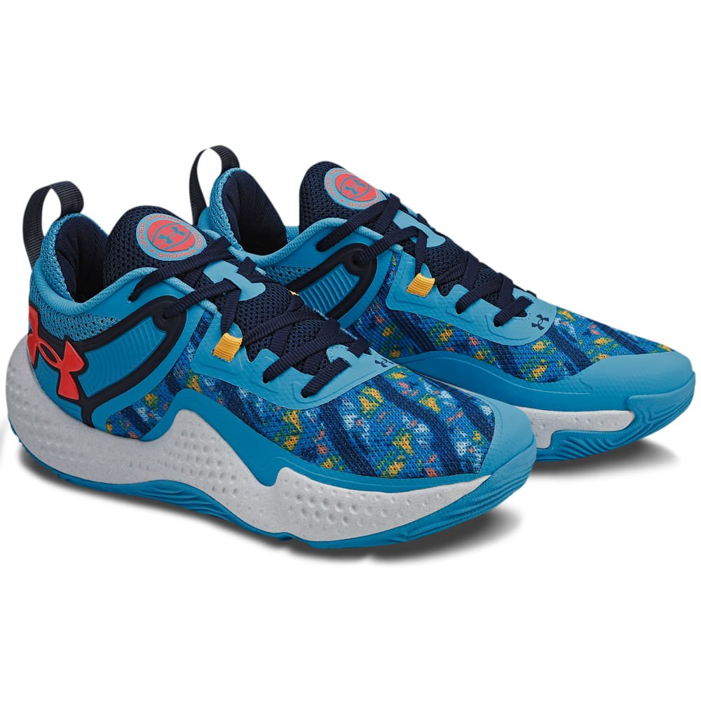 Tênis de Basquete Masculino Under Armour Dagger Azul 3