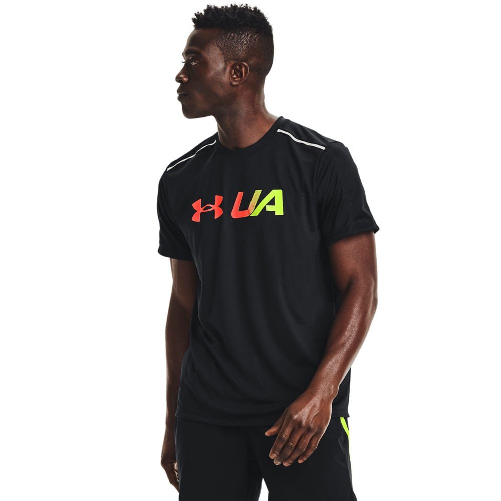 Camiseta de Corrida Masculina Under Armour Graphic Print FILL