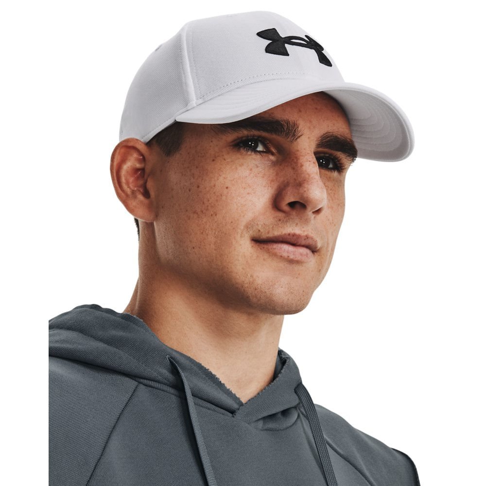 Boné de Treino Masculino Under Armour Blitzing Adj Branco 2