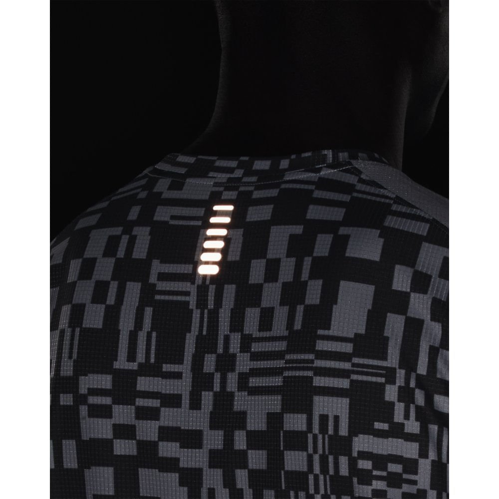Camiseta de Corrida Masculina Under Armour Speed Stride Printed SS Branco