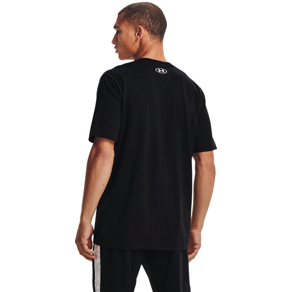Camiseta de Treino Masculina Under Armour ABC Camo Boxed Logo Preto 5