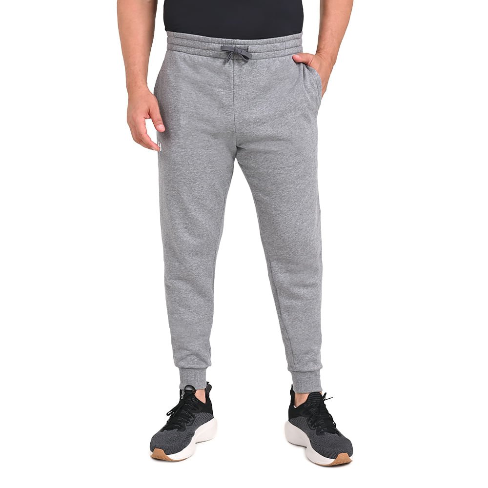 Calça de Treino Masculina Under Armour Rival Fleece Jogger Cinza 4