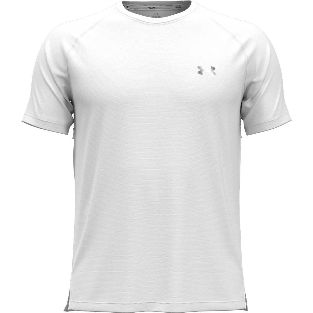 Camiseta de Corrida Masculina Under Armour Streaker Branco 4