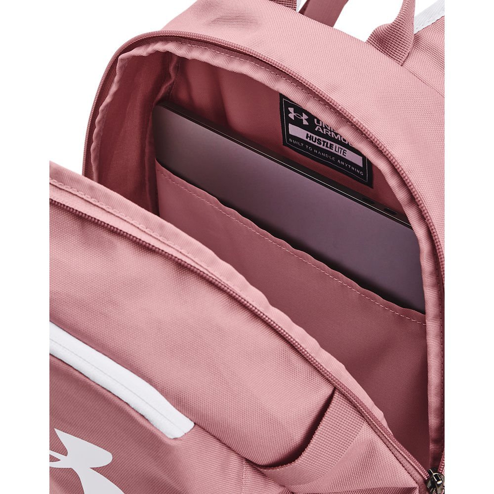 Mochila Unissex Under Armour Hustle Lite Rosa 3