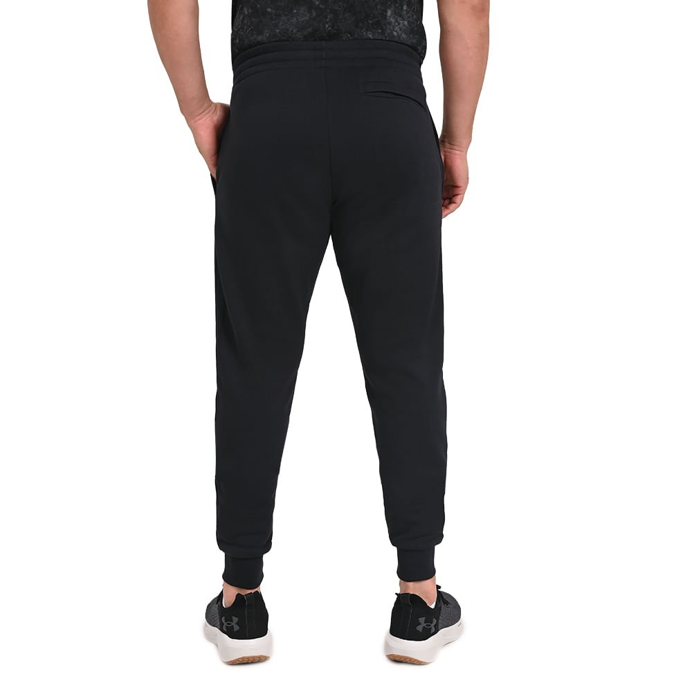 Calça de Treino Masculina Under Armour Rival Fleece Jogger Preto 2