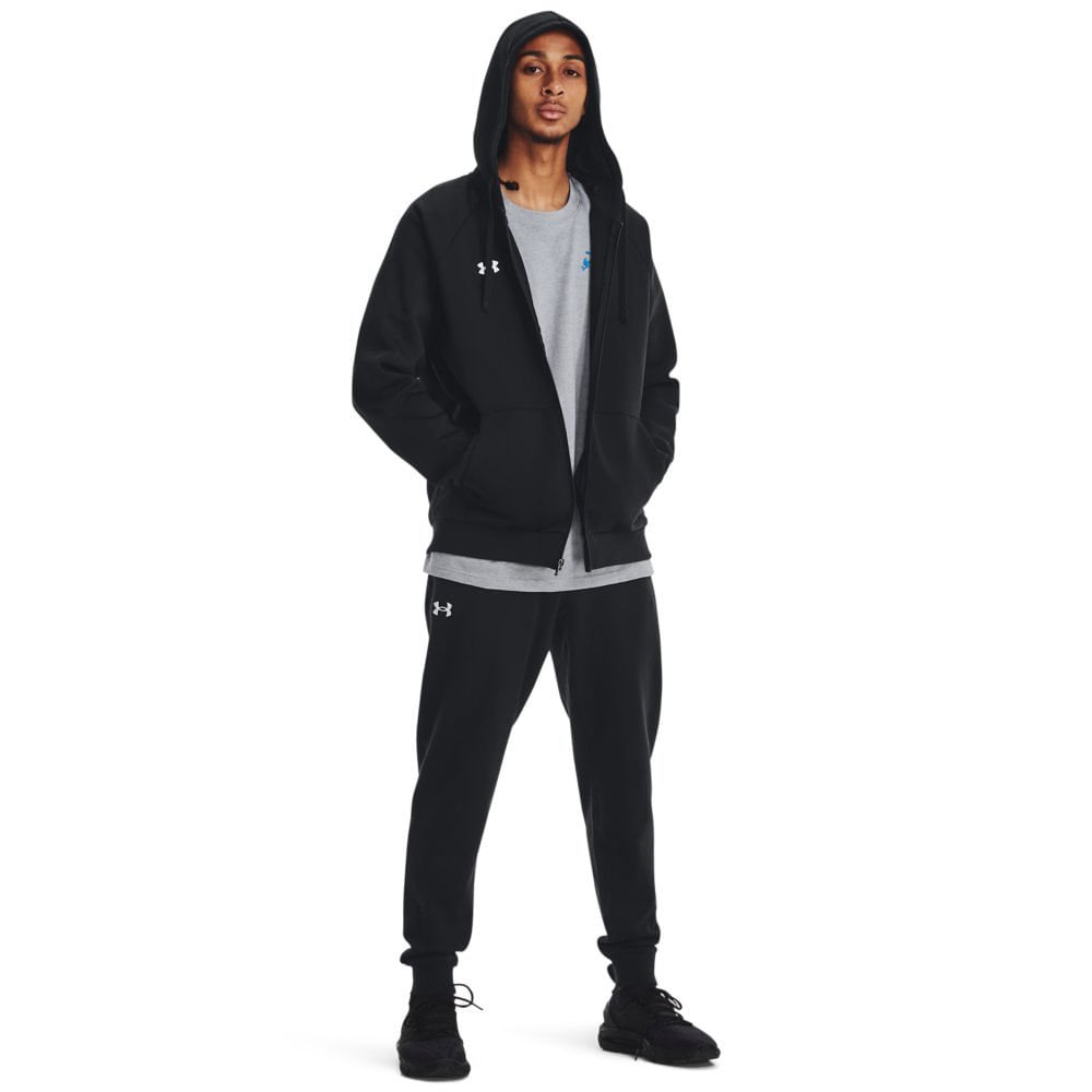 Moletom Sportstyle Under Armour Rival Fleece Masculino Preto 4