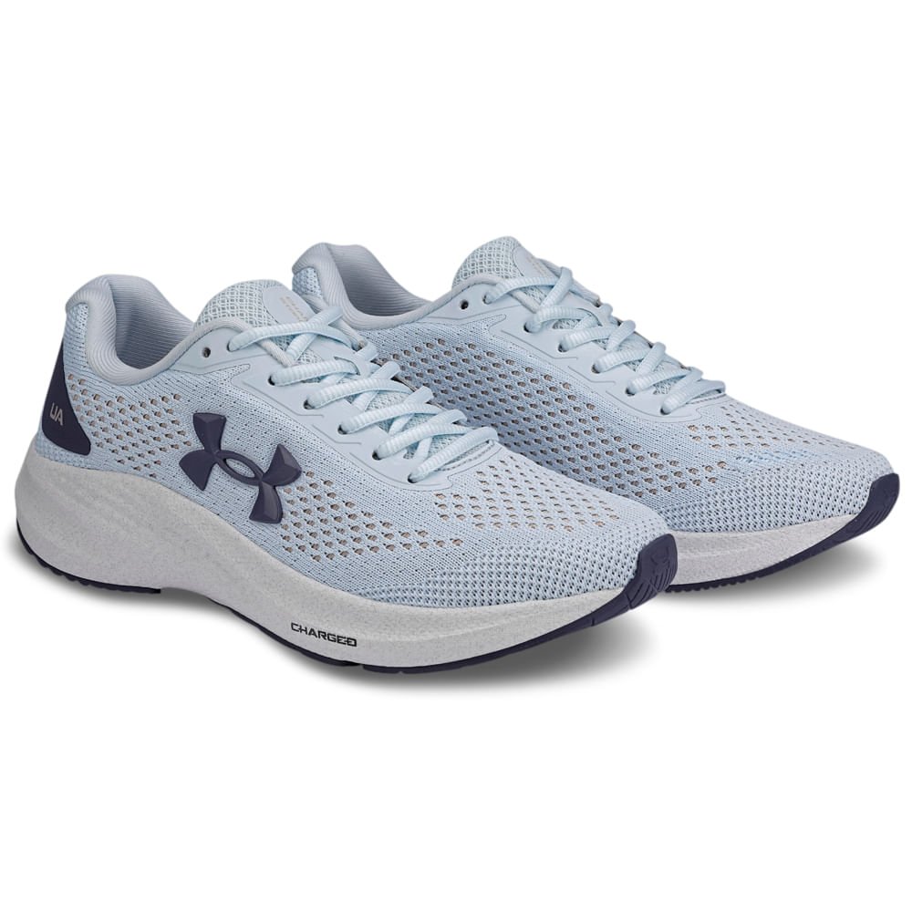 Tênis de Corrida Feminino Under Armour Charged Starlight Azul 3