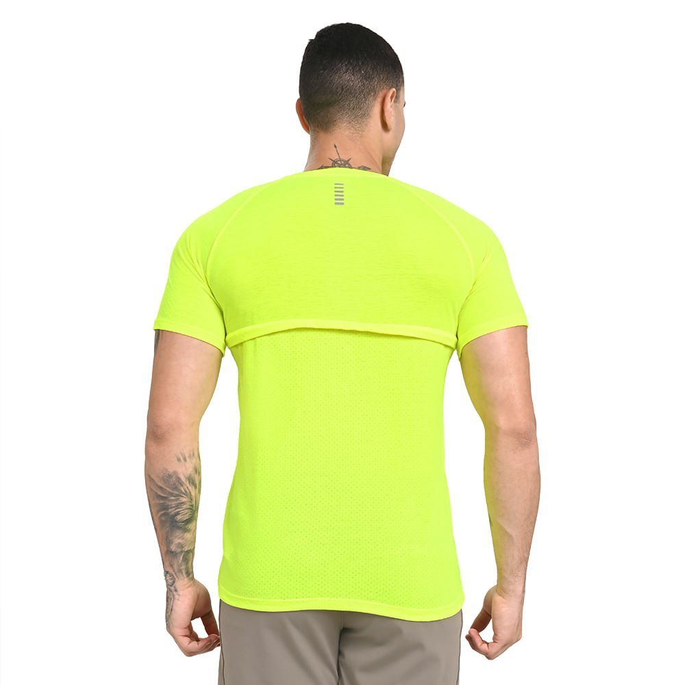 Camiseta de Corrida Masculina Under Armour Streaker Run Verde 2