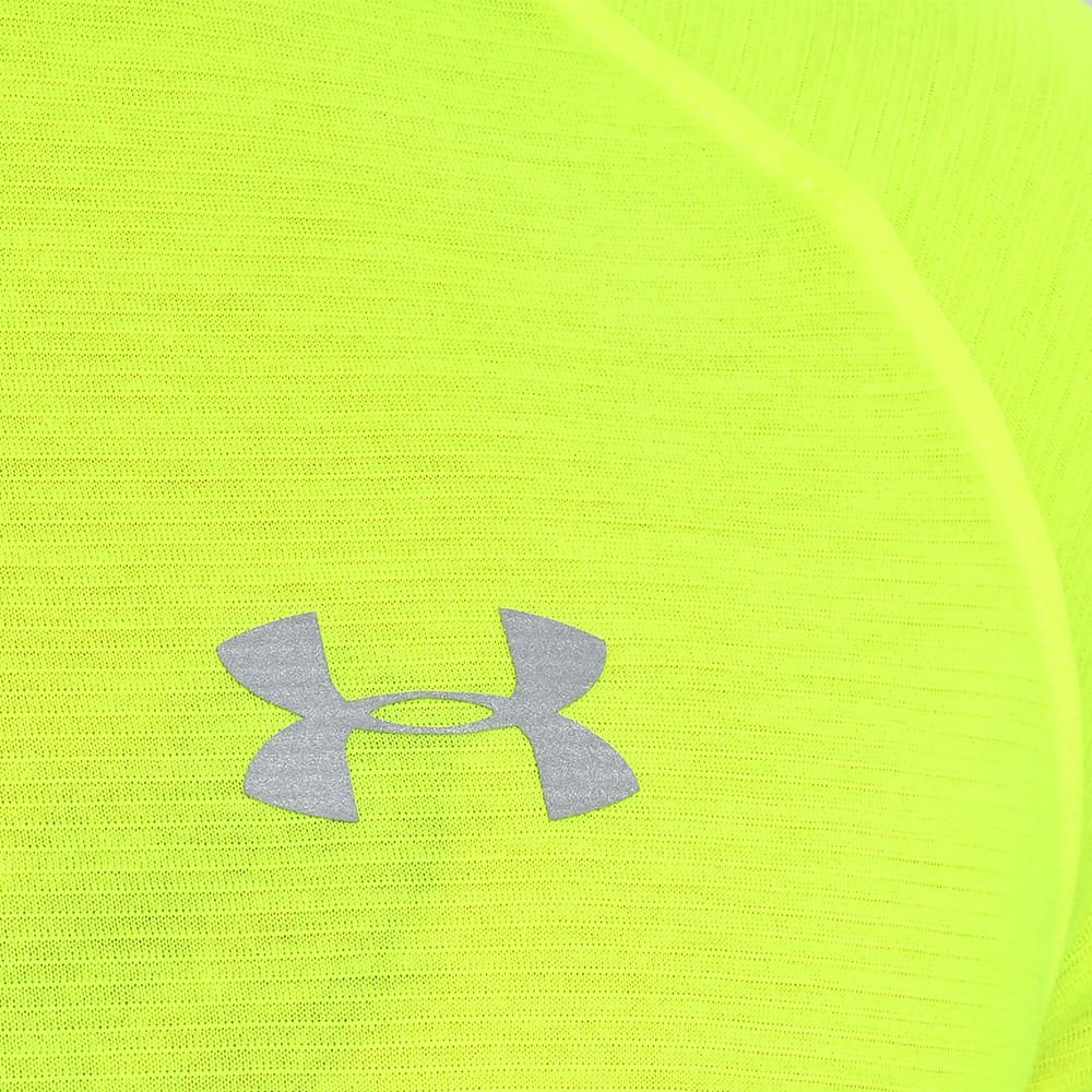 Camiseta de Corrida Masculina Under Armour Streaker Run Verde 7