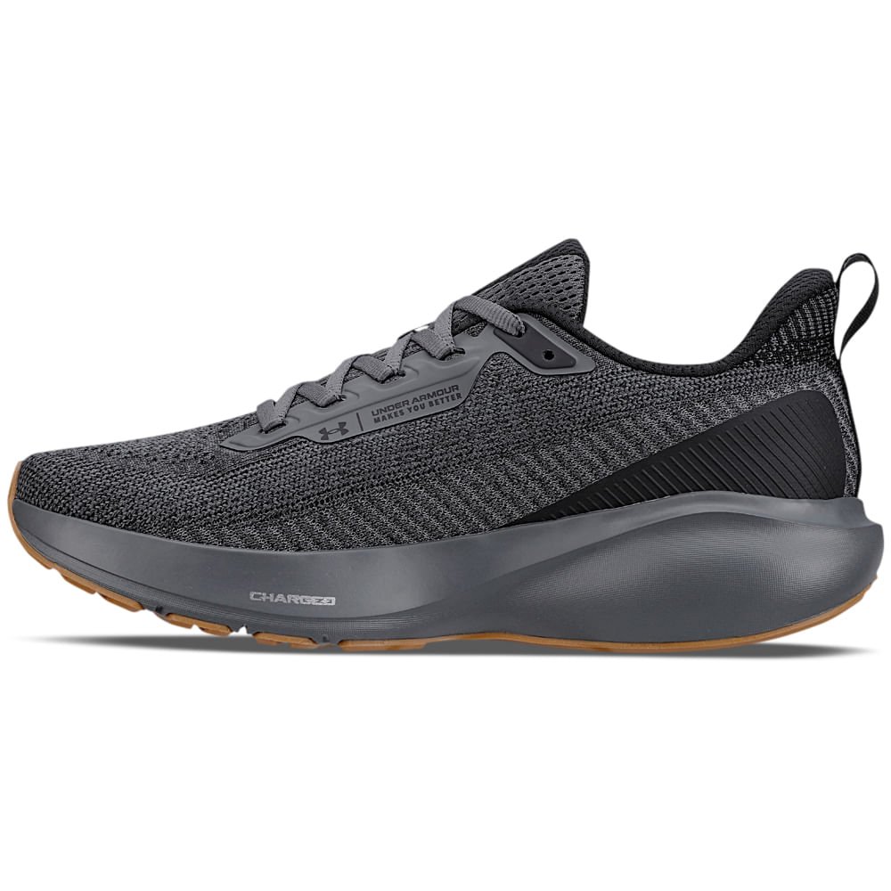 Tênis de Corrida Masculino Under Armour Charged Beat Cinza 4