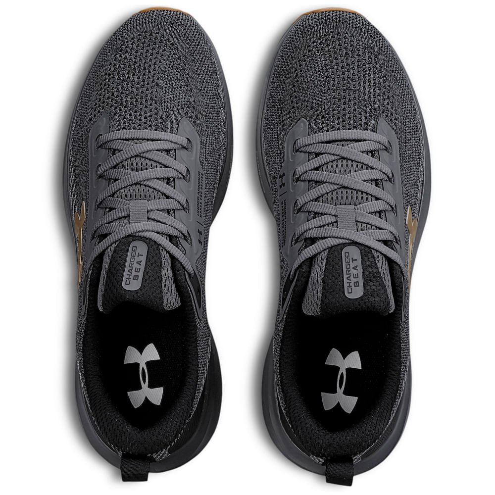 Tênis de Corrida Masculino Under Armour Charged Beat Cinza 2
