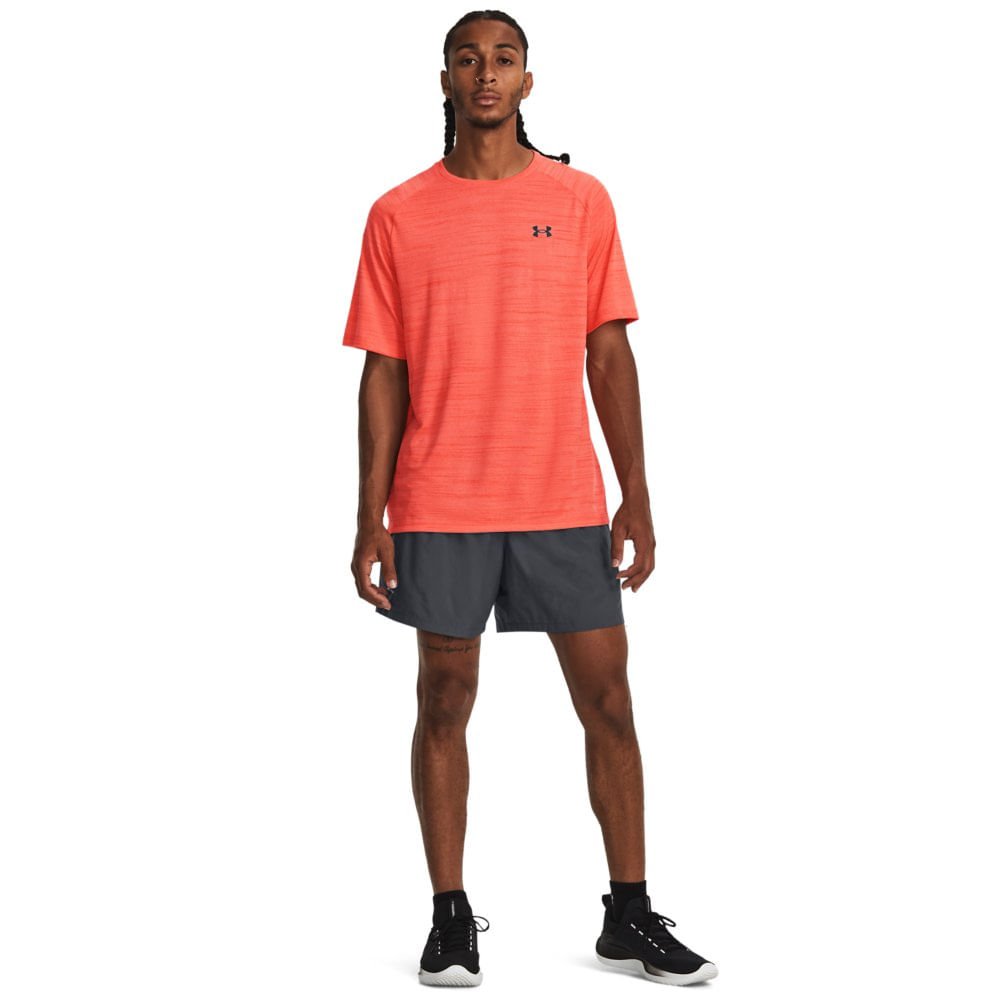 Camiseta de Treino Masculina Under Armour Tiger Tech 2.0 Laranja 4