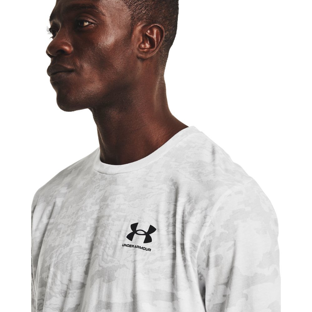 Camiseta Masculina Under Armour Abc Camo Branco 3