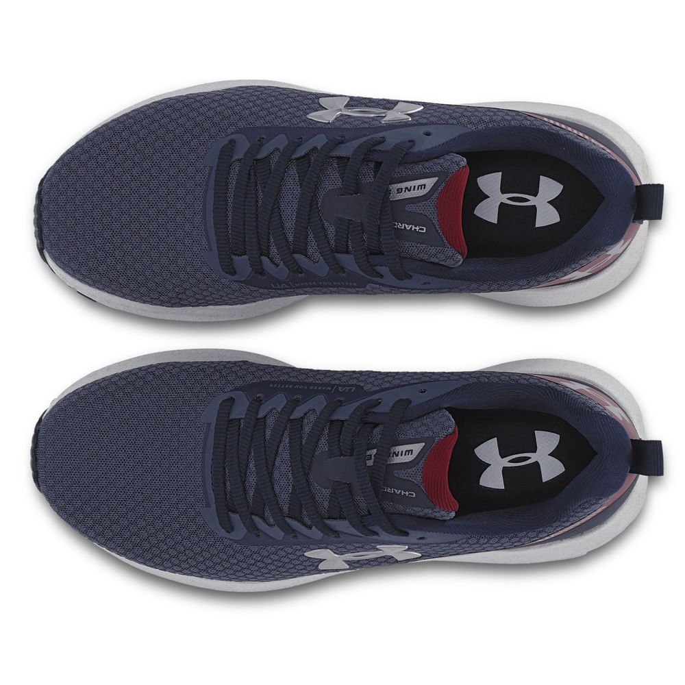 Tênis Infantil Under Armour Charged Wing SE Cinza 2