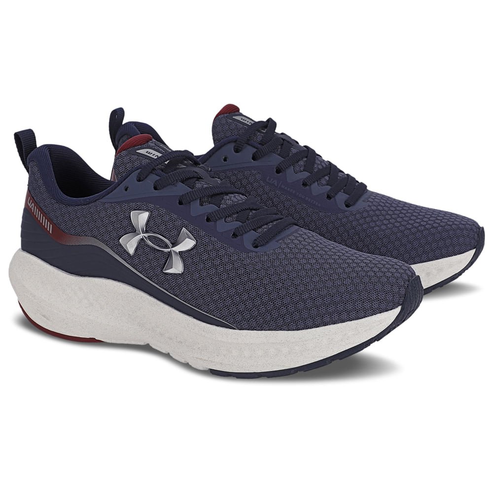 Tênis Infantil Under Armour Charged Wing SE Cinza 3