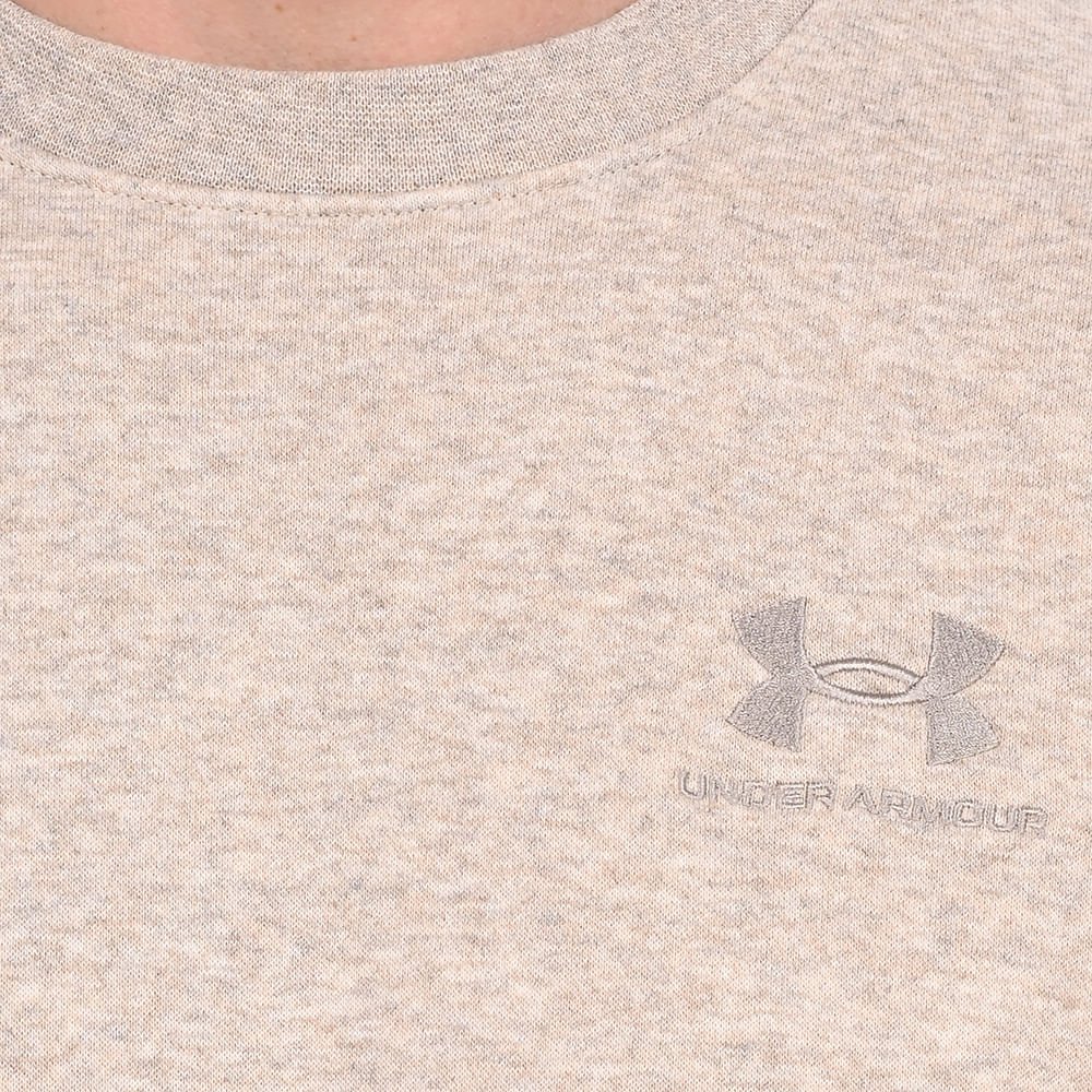 Moletom Masculino Under Armour Essential Crew Bege 5