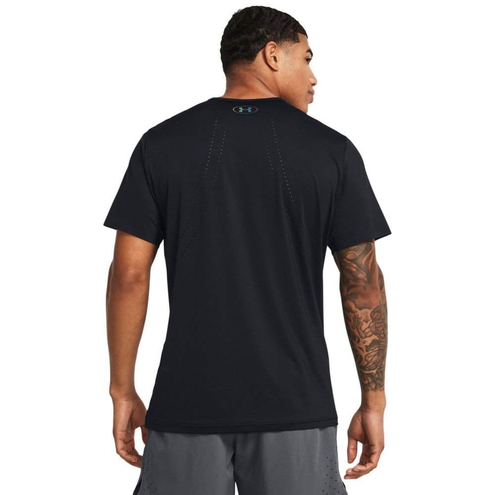 Camiseta de Treino Masculina Under Armour Vanish Elite Vent Preto 2