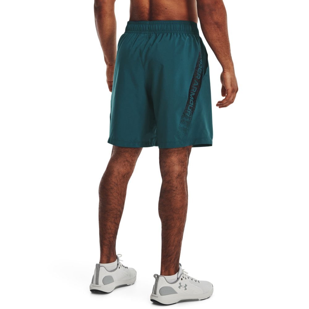 Shorts de Treino Masculino Under Armour Woven Graphic Verde 3