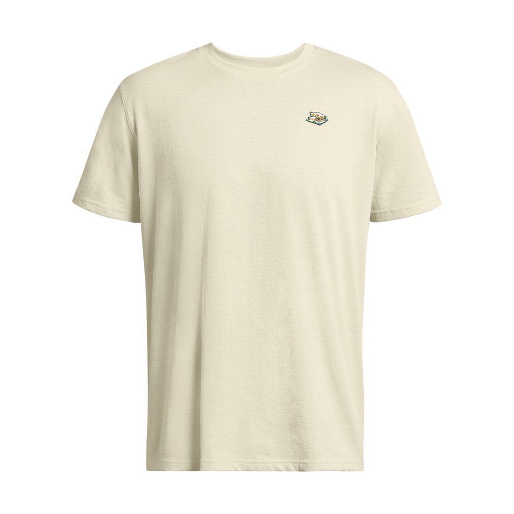 Camiseta Masculina Under Armour Playoff LE Bege 3