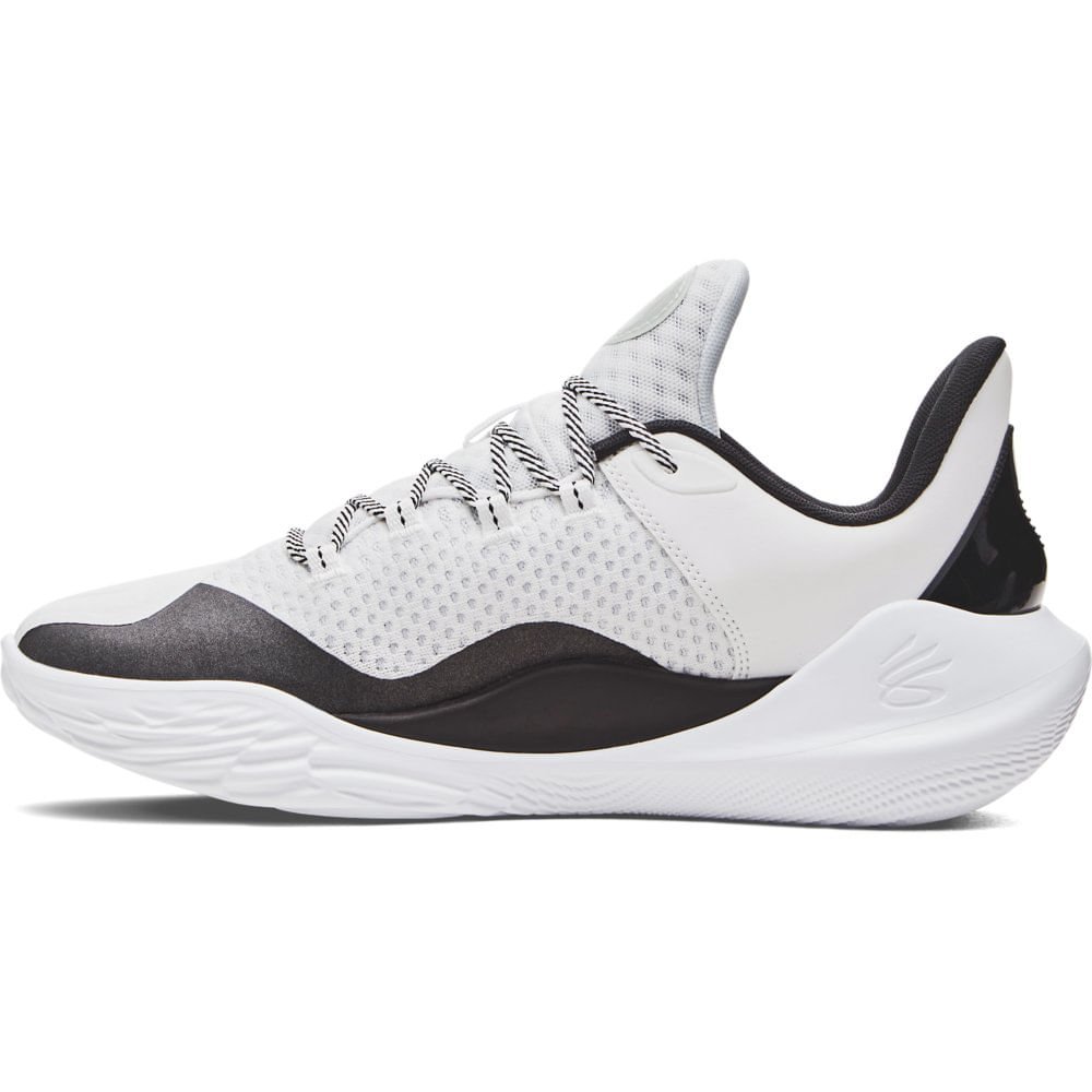Tênis de Basquete Under Armour Curry 11 Bruce Lee Wind Branco 4