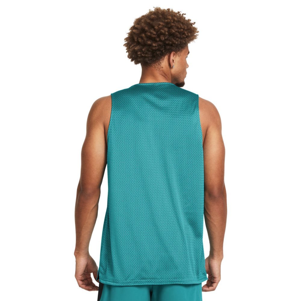 Regata de Basquete Masculino Under Armour Baseline Reversible Verde 2