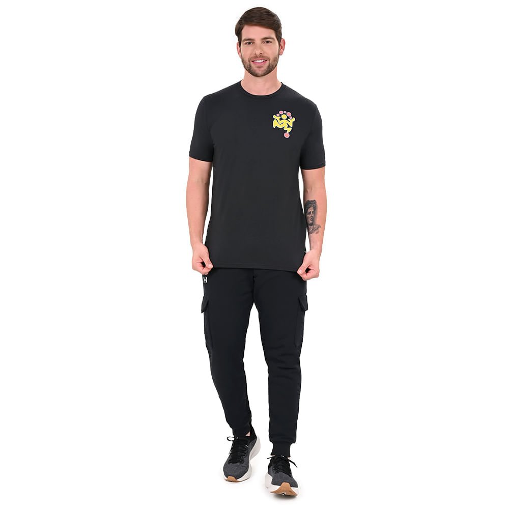 Camiseta Masculina Under Armour Artist Series PPG Preto 4