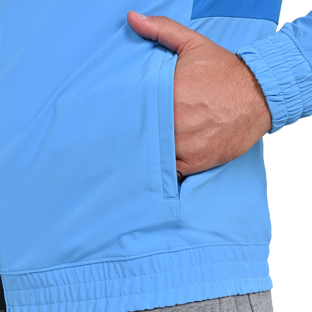 Jaqueta de Treino Masculina Under Armour Baseline Woven Azul 5