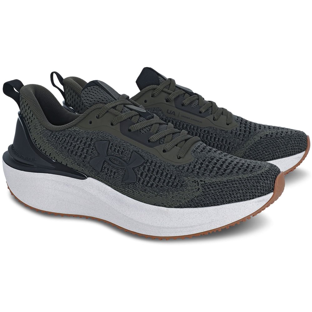 Tênis de Corrida Under Armour Charged Skyline 4 Verde 4