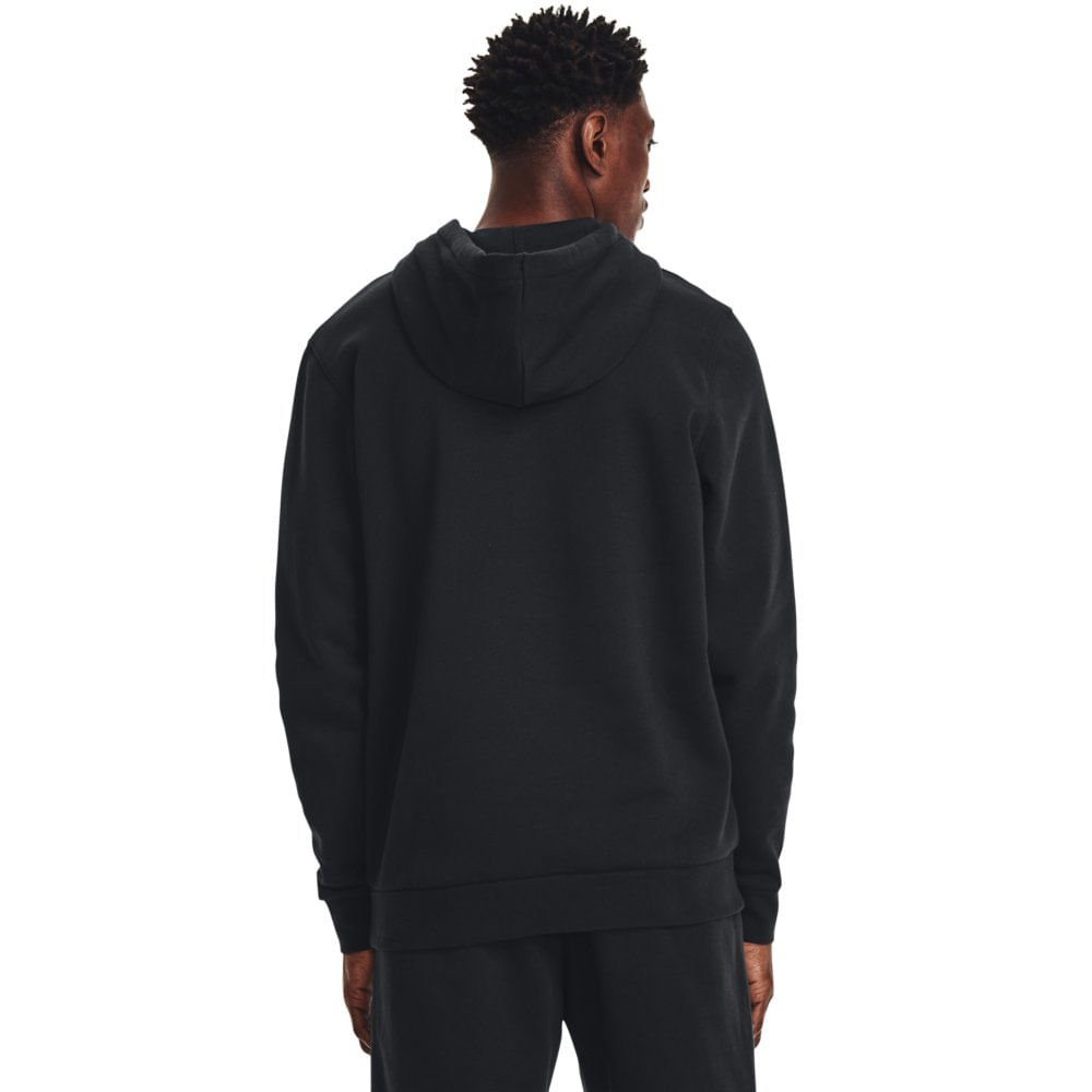 Moletom Masculino Under Armour Essential Fleece Preto 2