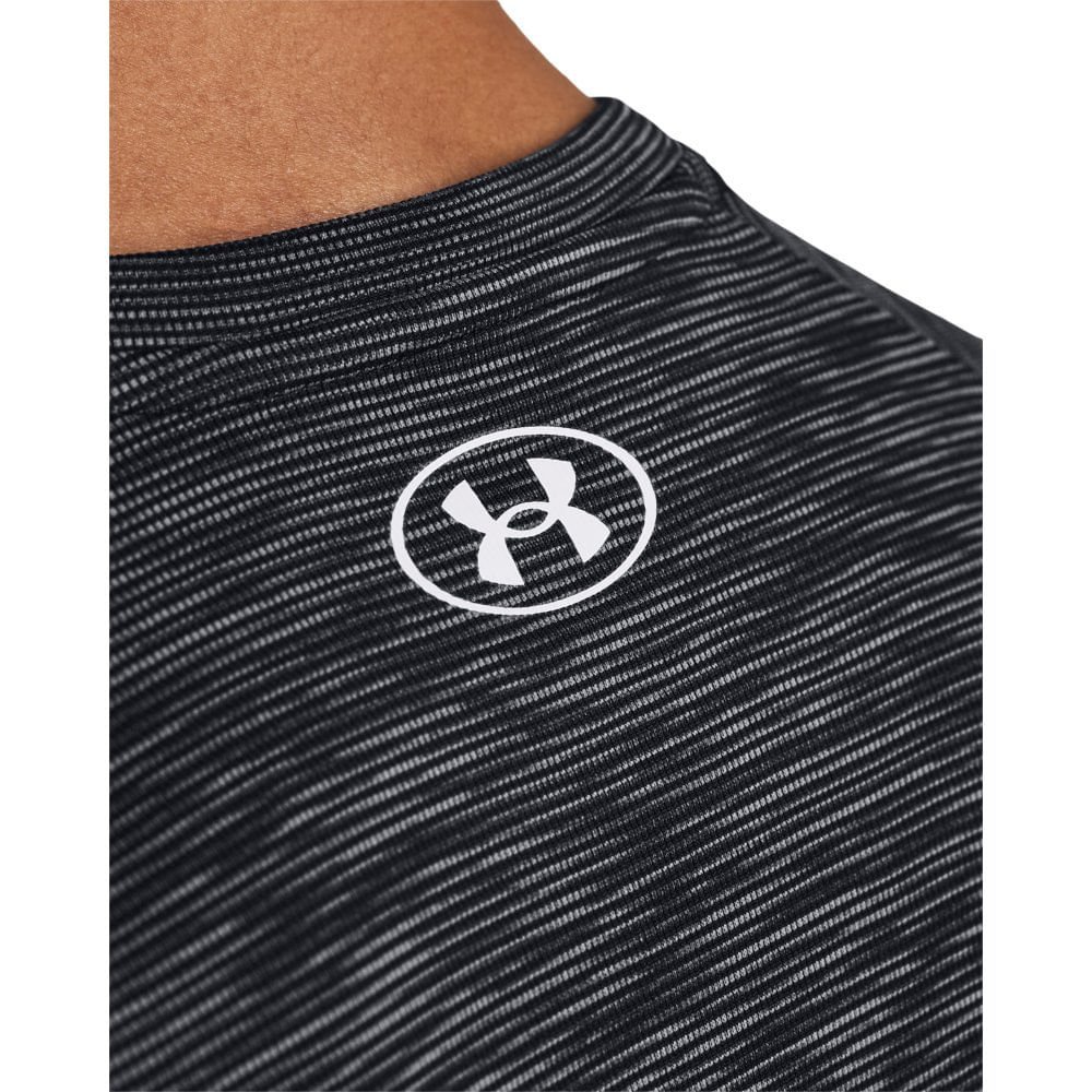 Camiseta de Treino Masculino Under Armour Tech Textured Cinza 3