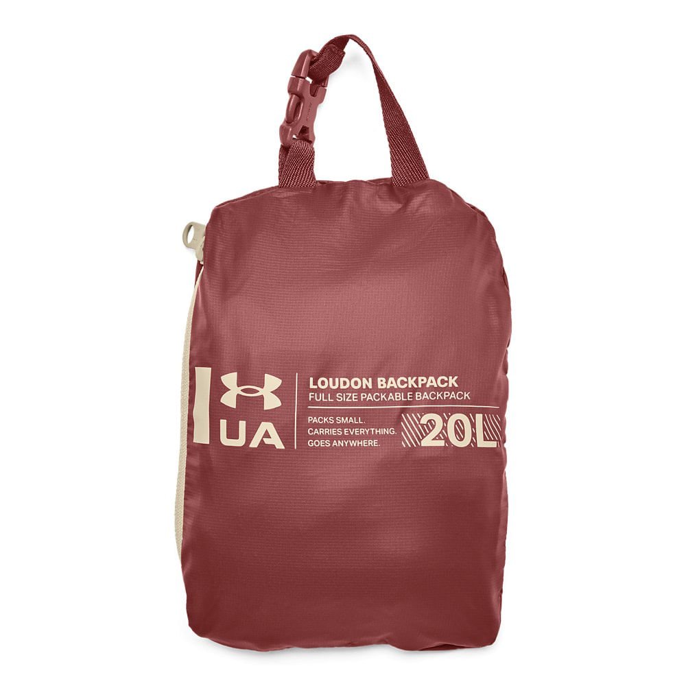 Mochila Under Armour Loudon Packable Vermelho 3