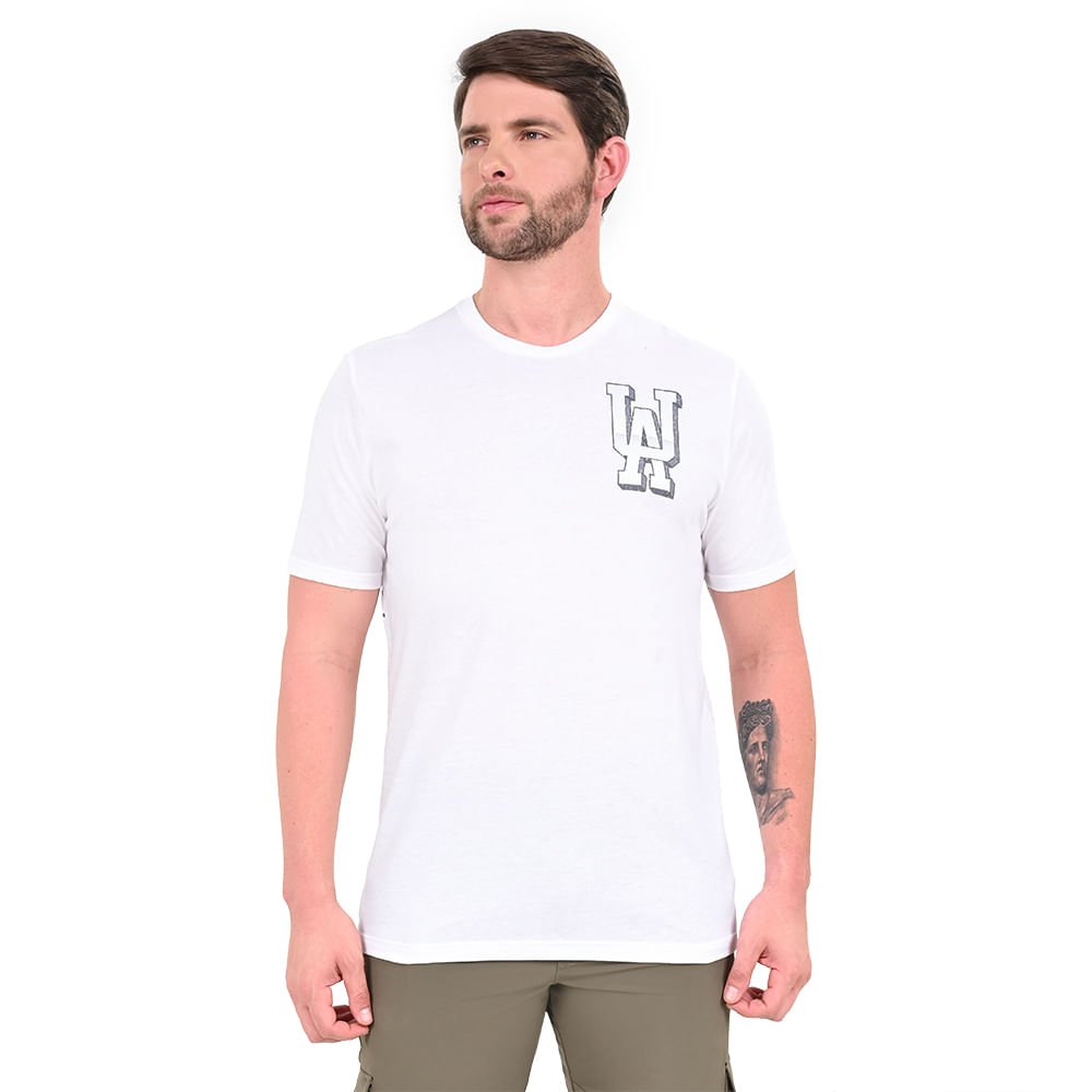 Camiseta Masculina Under Armour Chrome Branco 2