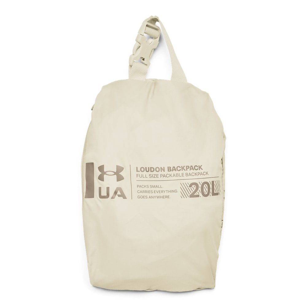 Mochila Under Armour Loudon Packable Bege 3