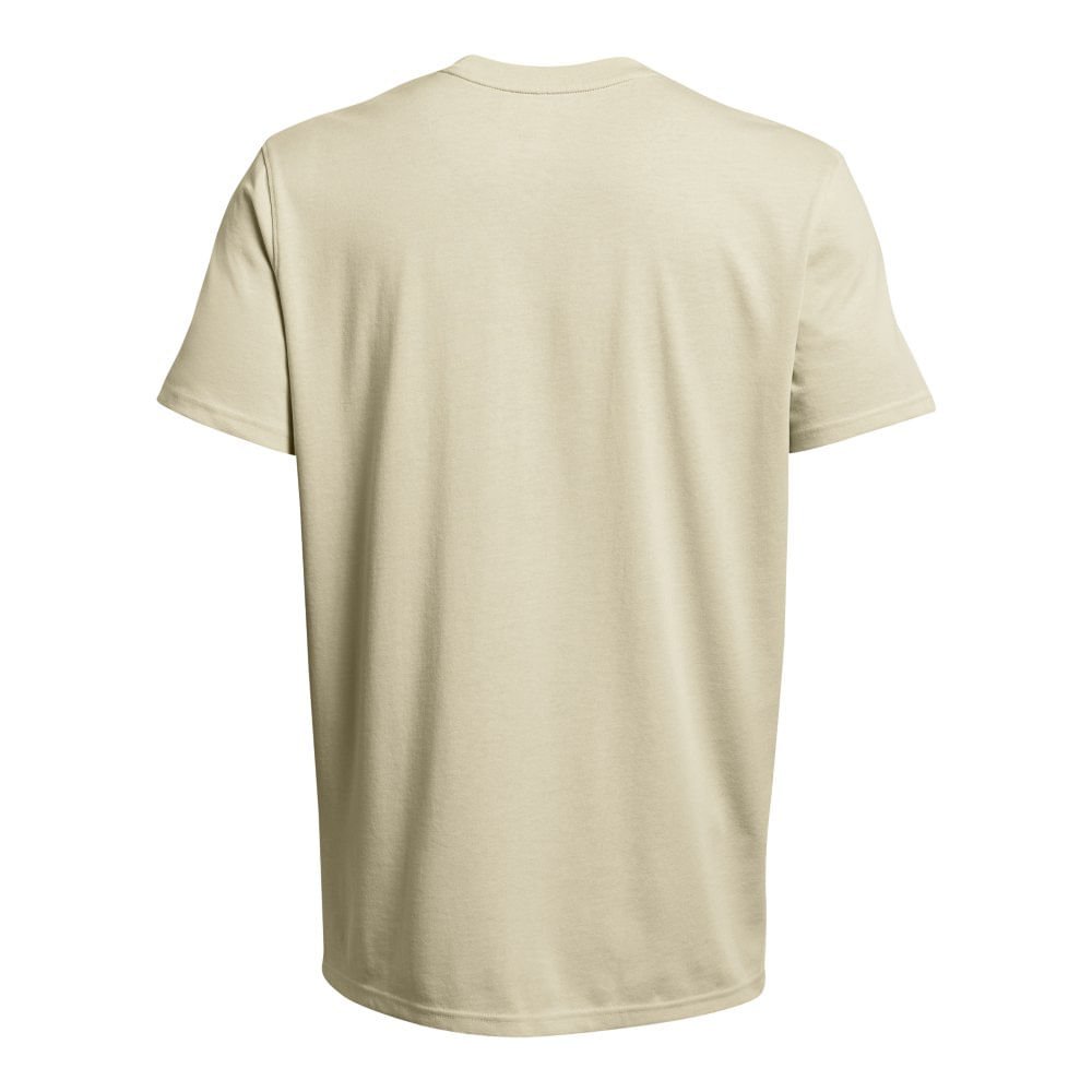 Camiseta de Treino Masculina Under Armour Logo EMB HEA Bege 6