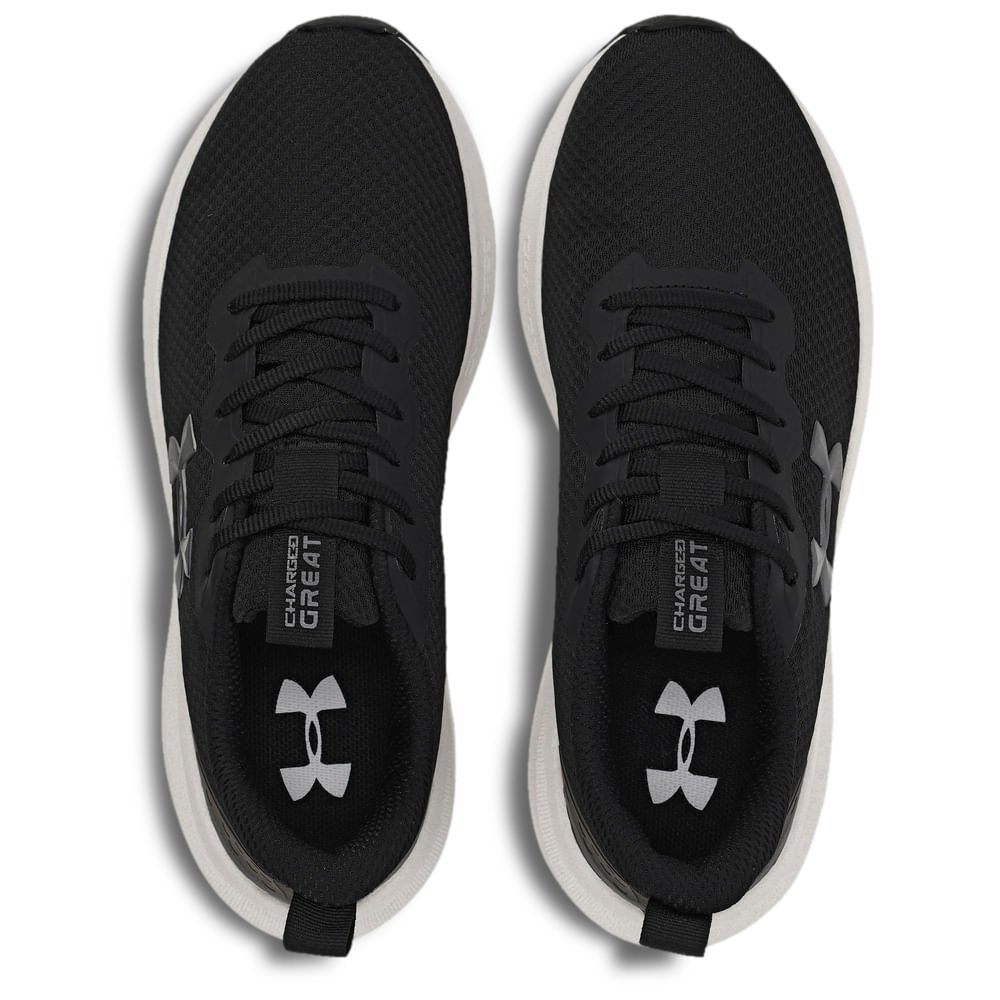 Tênis de Corrida Under Armour Charged Great Preto 2