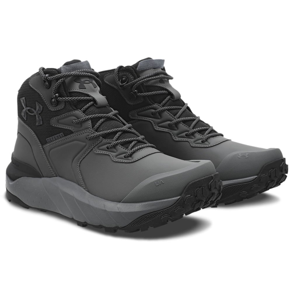 Tênis de Trilha Under Armour Defense Mid Cinza 3