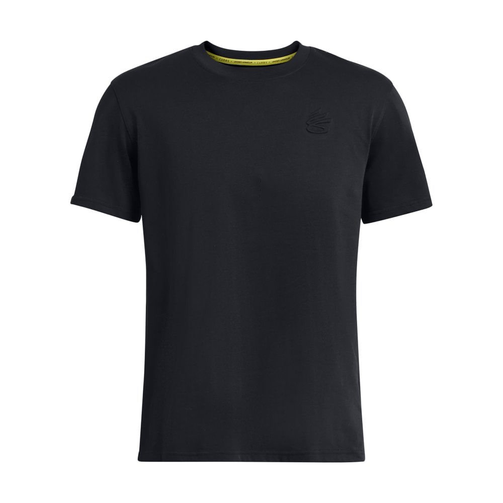 Camiseta Masculina Under Armour Curry Emboss Heavyweight Preto 4