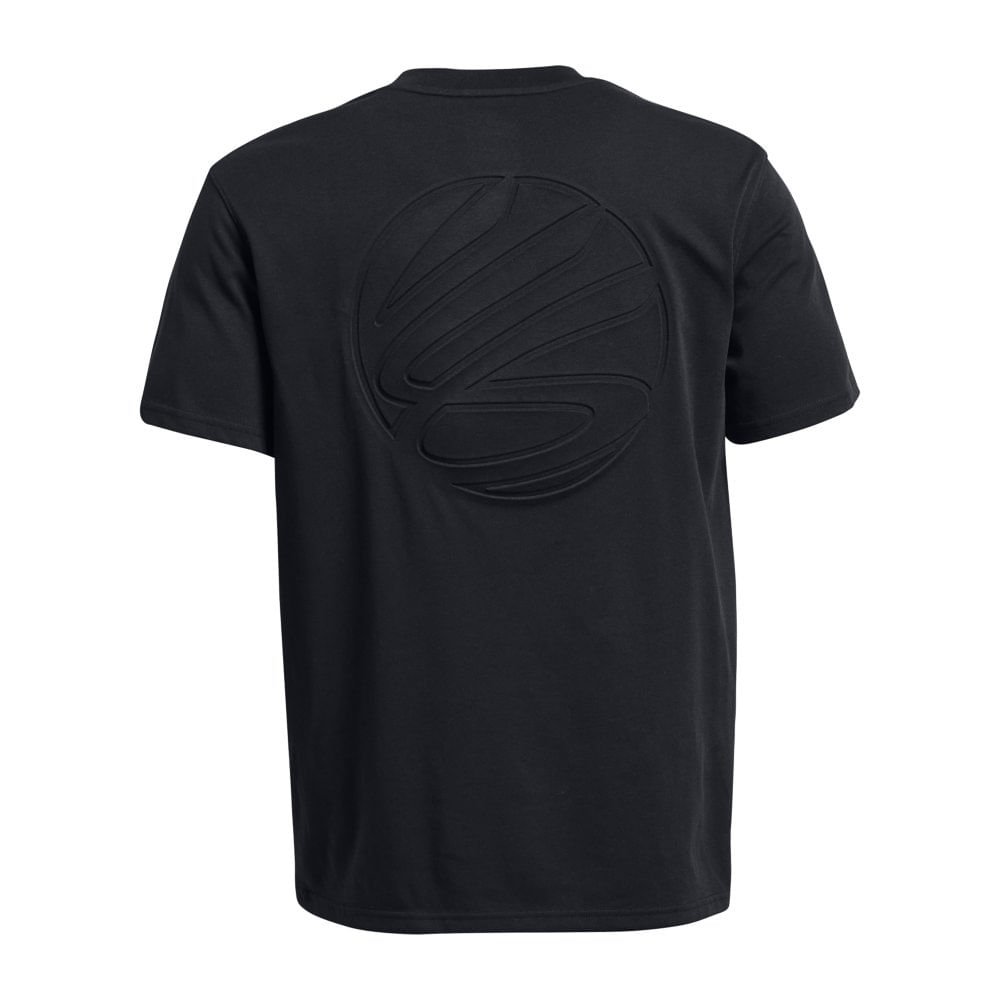 Camiseta Masculina Under Armour Curry Emboss Heavyweight Preto 5