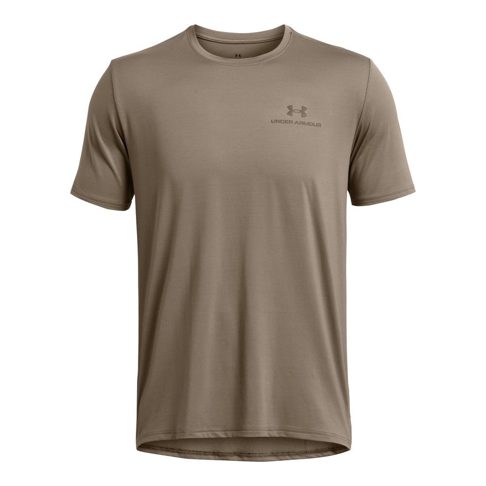 Camiseta de Treino Masculina Under Armour Vanish Energy Bege 3