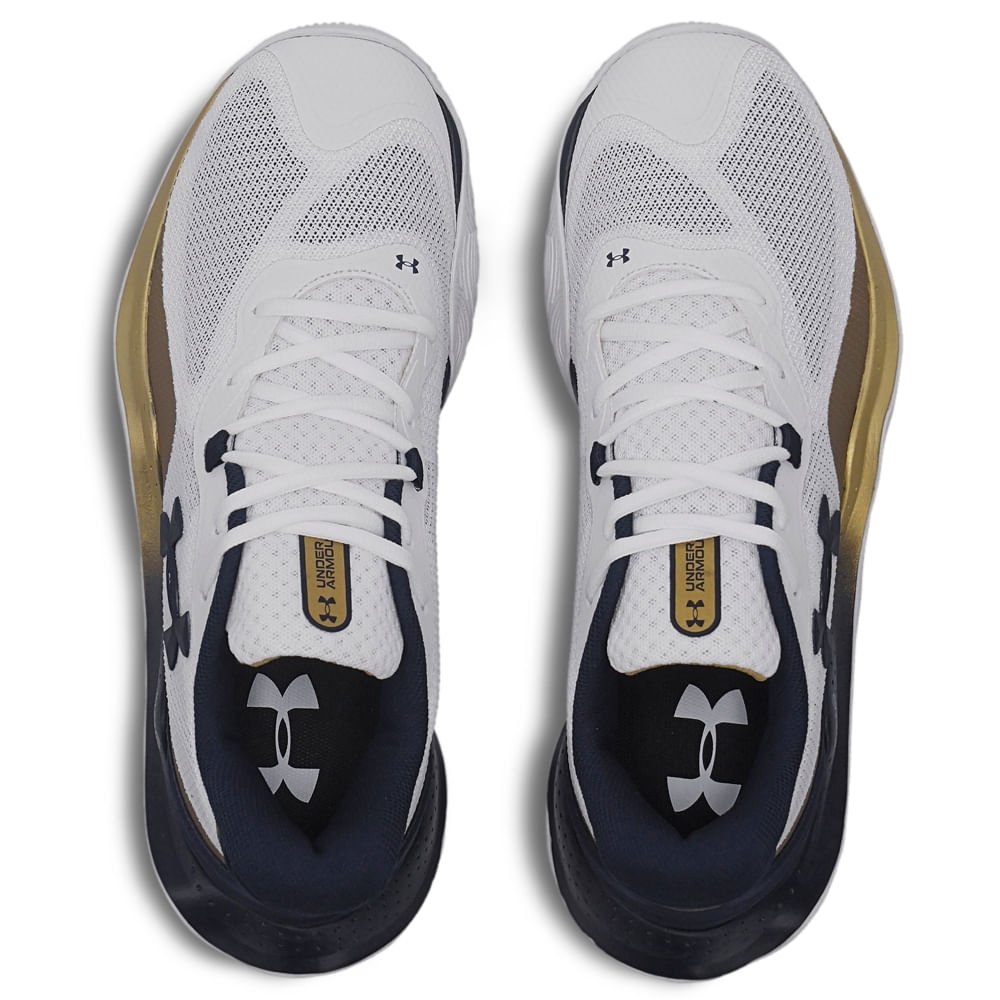 Tênis de Basquete Under Armour Buzzer 2 Branco 4