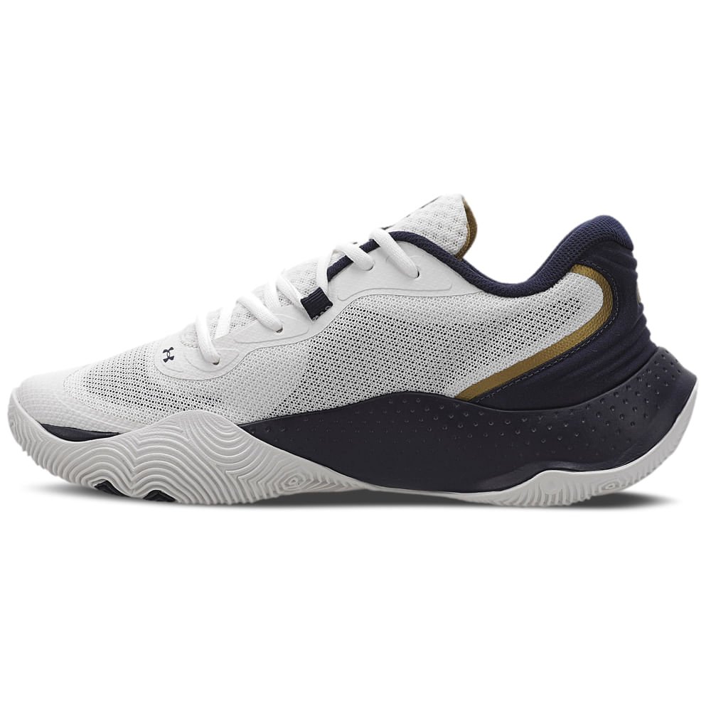 Tênis de Basquete Under Armour Buzzer 2 Branco 3