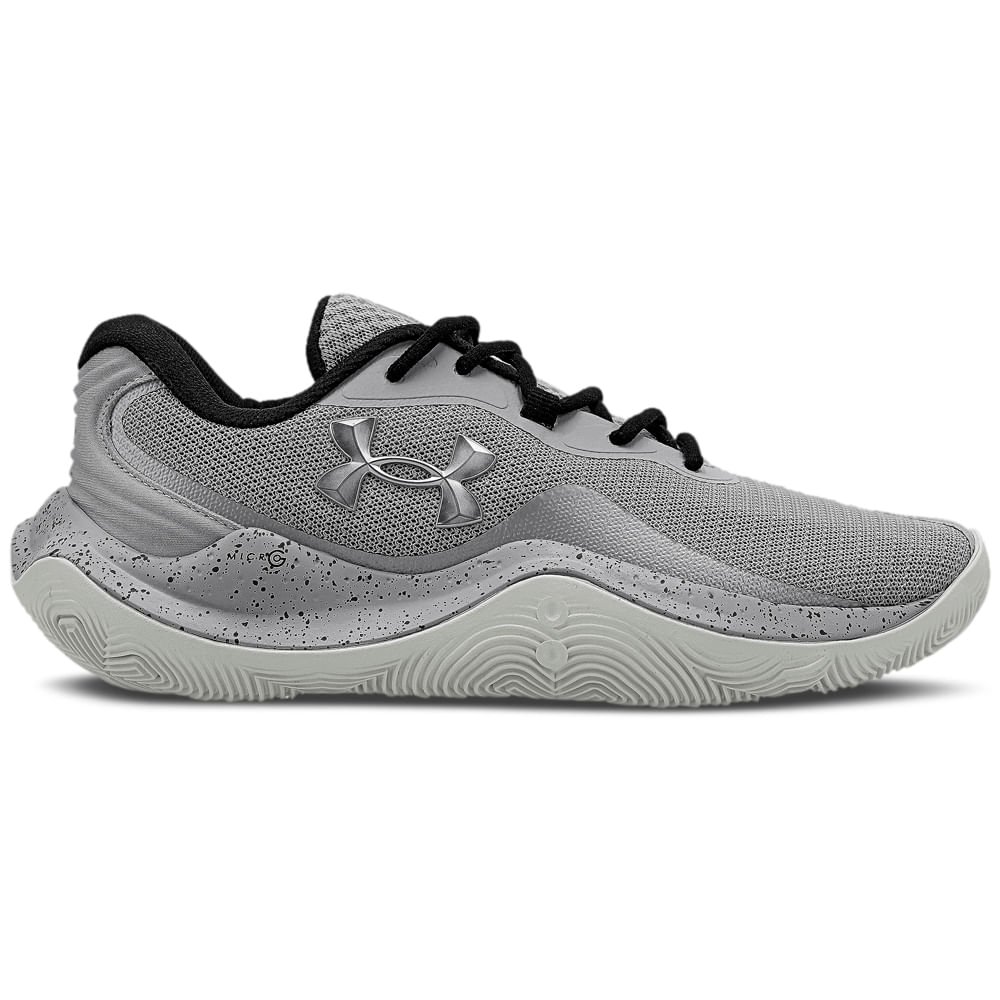 Tênis de Basquete Under Armour Buzzer Cinza