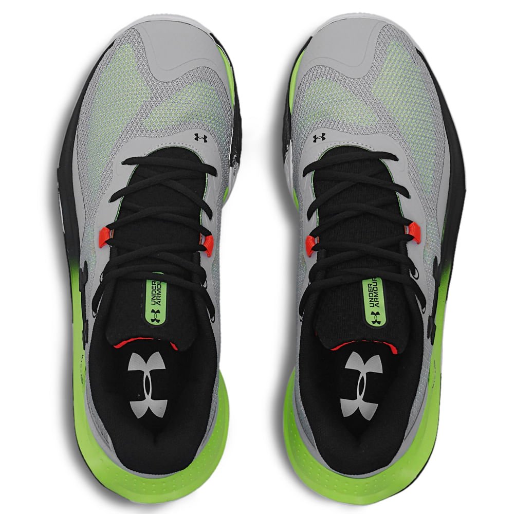 Tênis de Basquete Masculino Under Armour Buzzer 2 Cinza 2