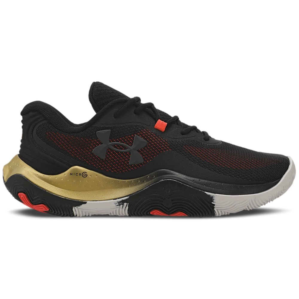Tênis de Basquete Masculino Under Armour Buzzer 2 Preto 1