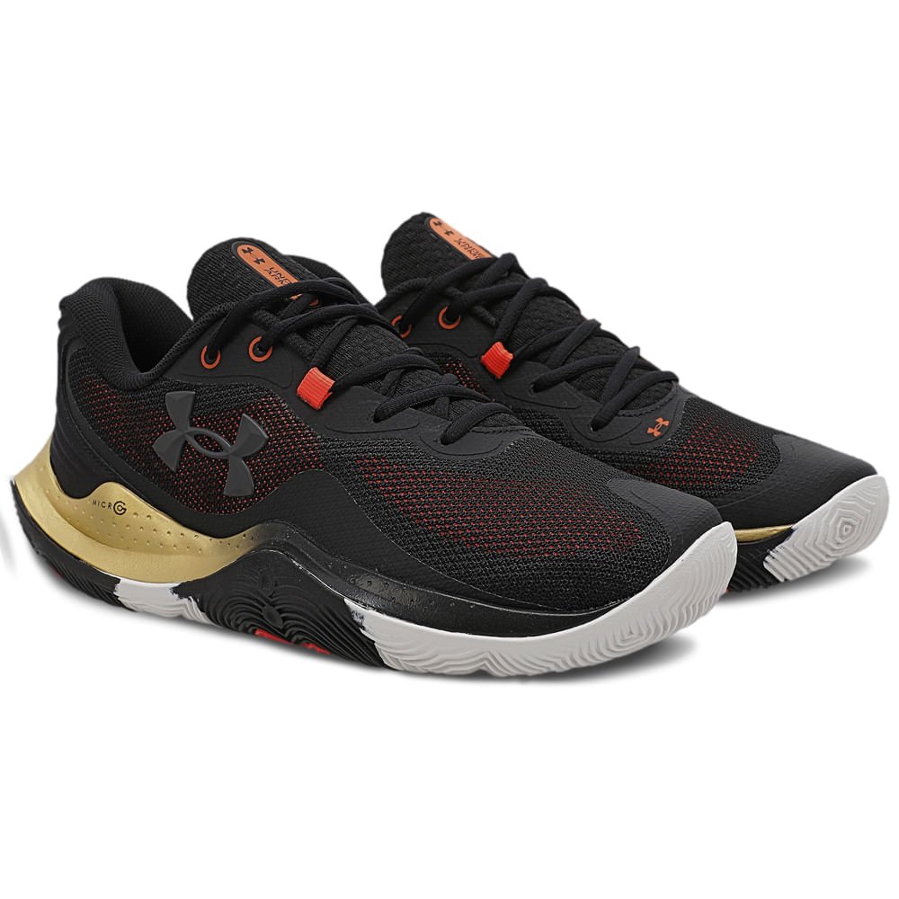 Tênis de Basquete Masculino Under Armour Buzzer 2 Preto 3