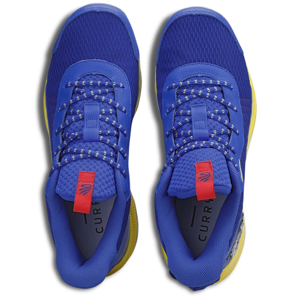 Kit 1 Tênis de Basquete Under Armour Curry 3Z7 e 1 Boné Curry Snapback Azul 3